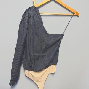 Cami NYC Lenore Bodysuit in Denim